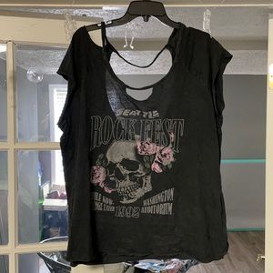 Distressed torrid tshirt